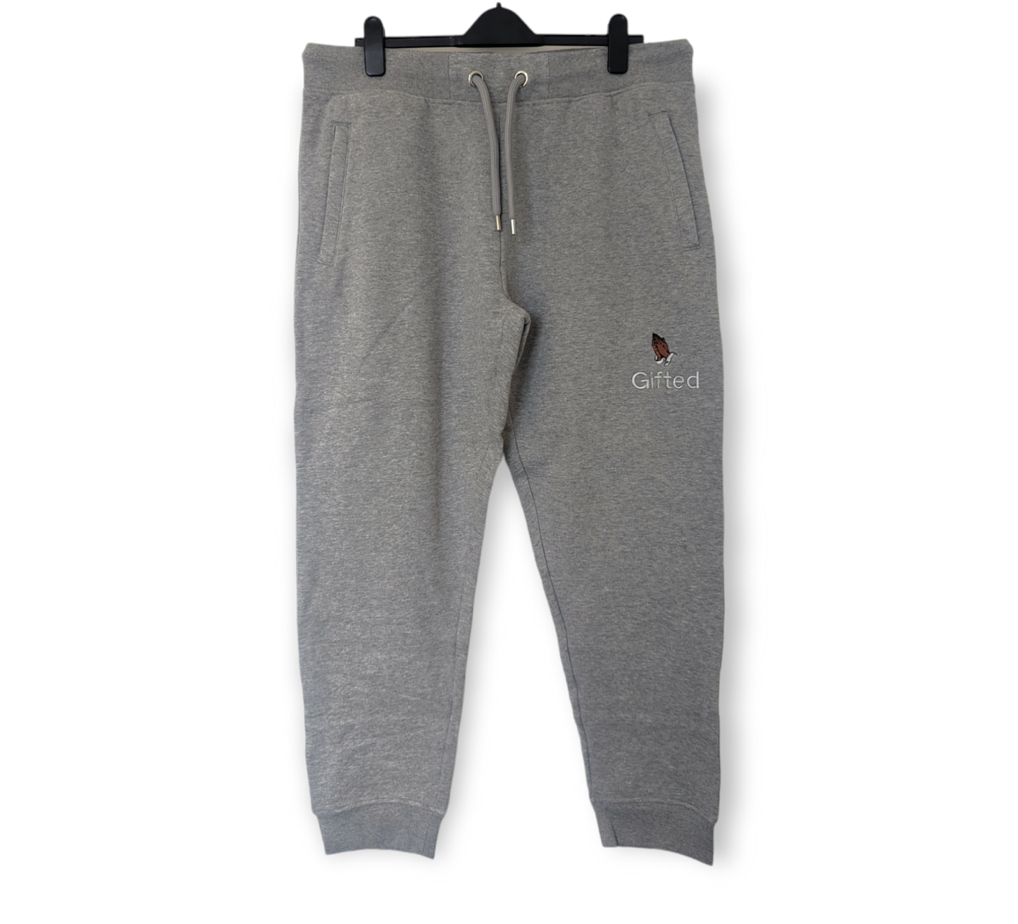 Grey Tracksuit Bottoms Mens