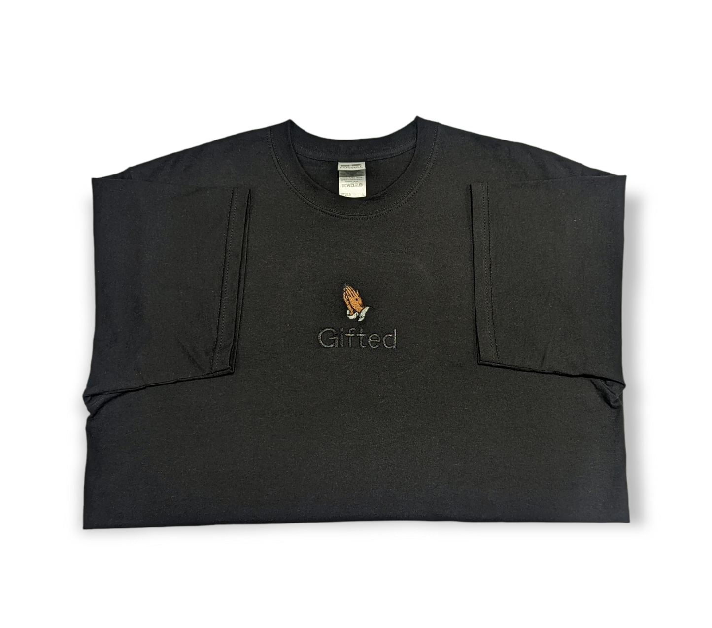 Praying hands - Black t-shirt plain