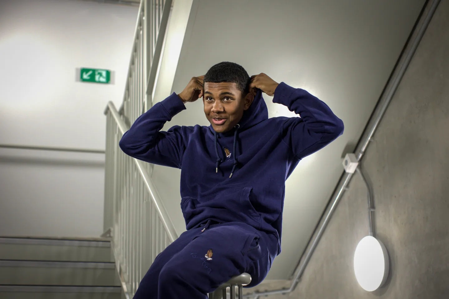 Praying Hands - Navy Track Pants