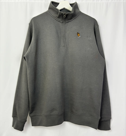 NEW! Quarter Zip Sweatshirt - Dark Grey
