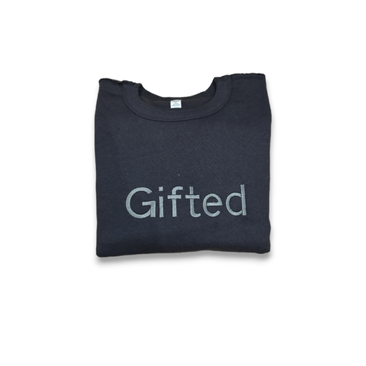 Gifted Pullover Sweatshirt - Dark Grey