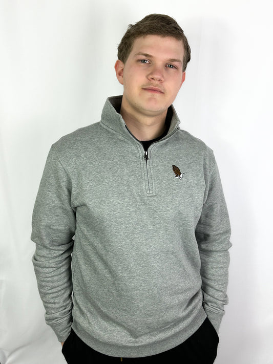 Light Grey Quarter Zip