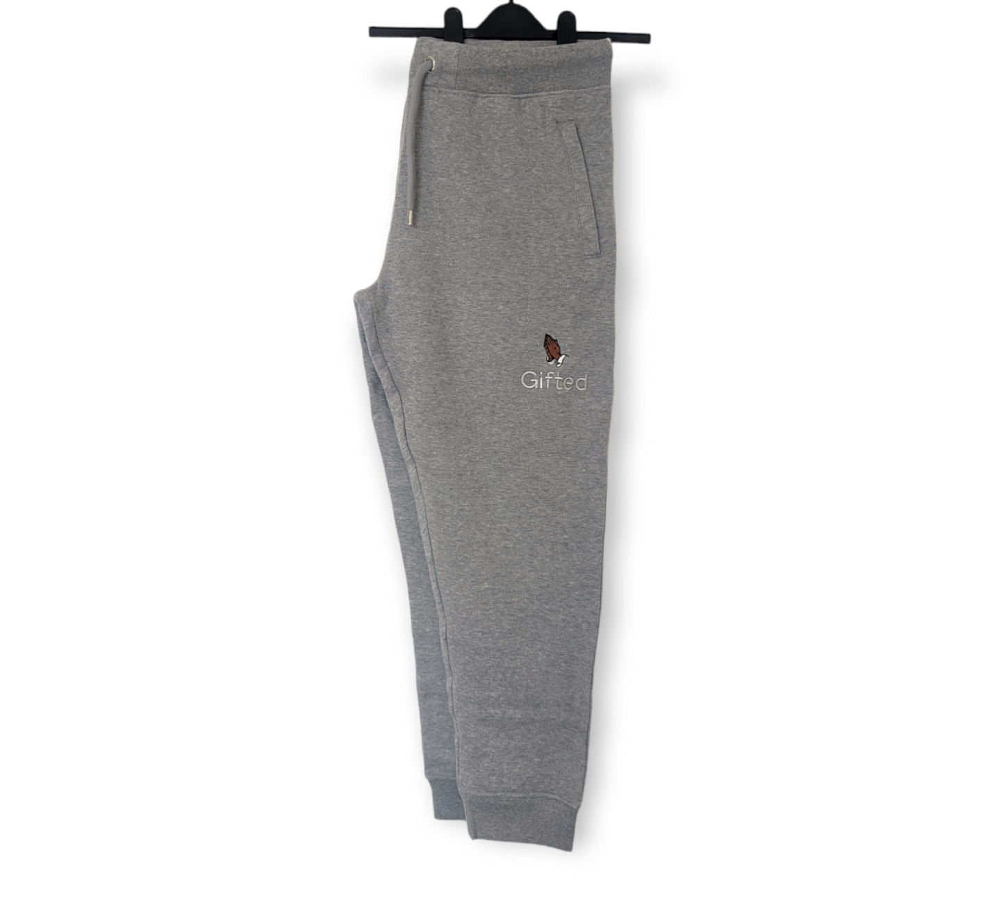grey tacksuit bottoms