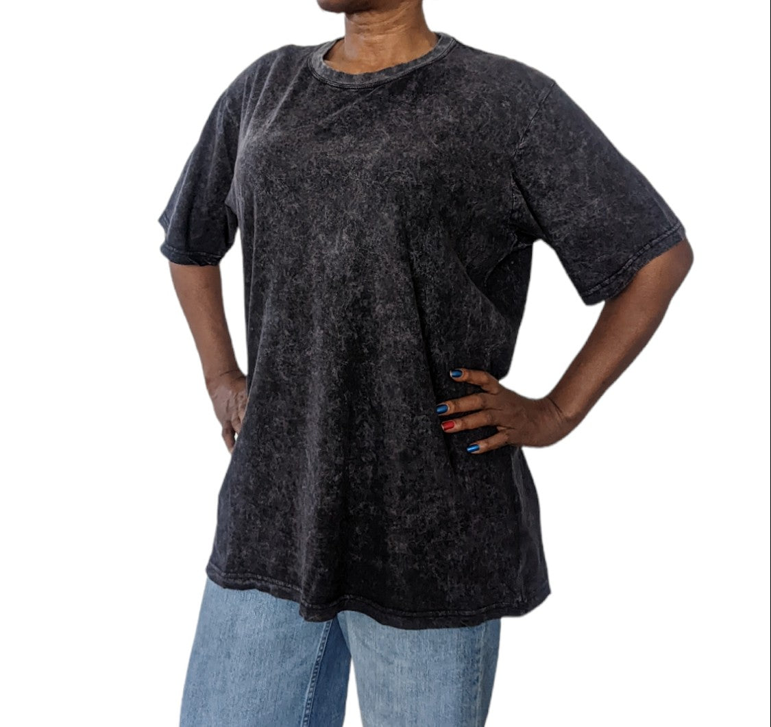 Pigment Dyed Blank T-Shirts - Black