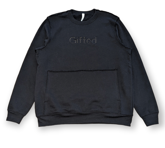 Gifted Pullover Sweatshirt - Black